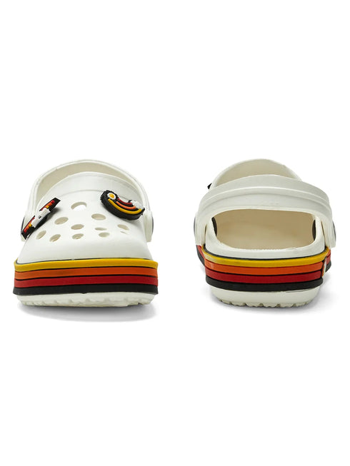 GC-9001K Off White Kid's Clogs